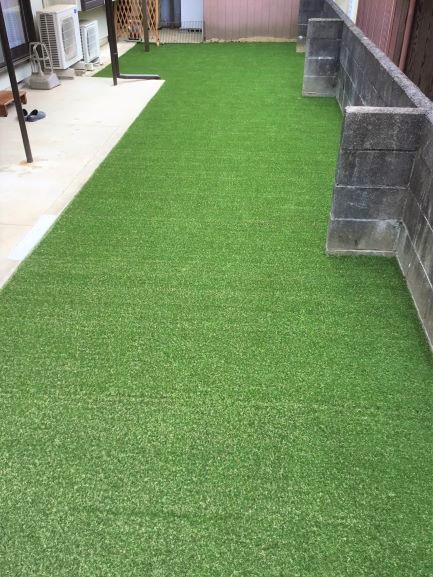 愛犬が 思いきり走り回れる 安心なお庭に