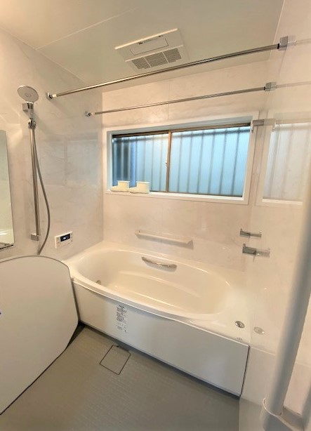 段差を解消して　孫と安心して楽しめるバスタイムに