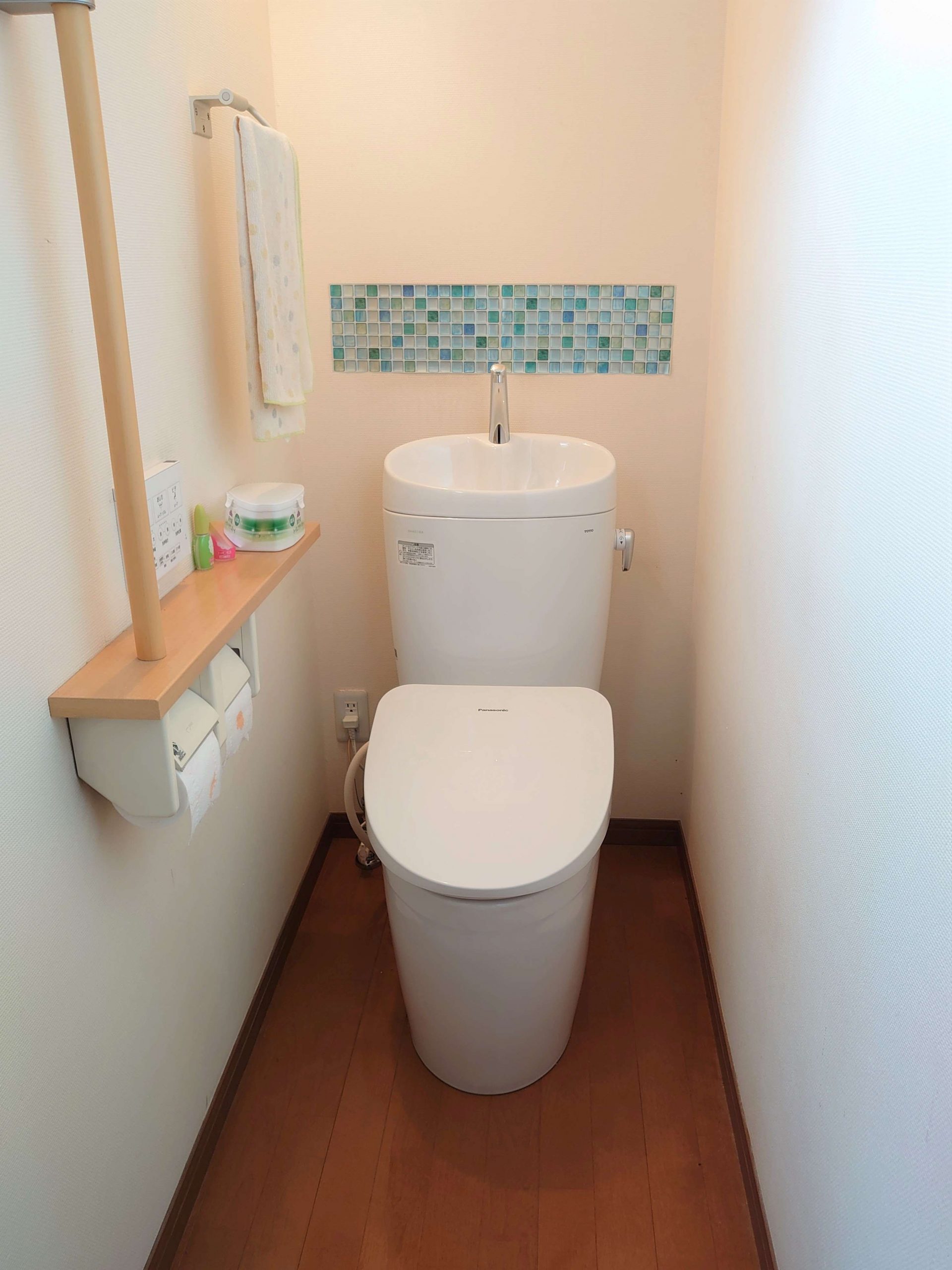 1dayリフォーム！ 手軽にＤＩＹできる温水洗浄便座トイレに