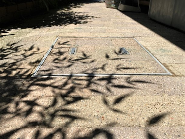 安心して出入りできる！排水桝まわりの段差をなくして 見た目もスッキリ