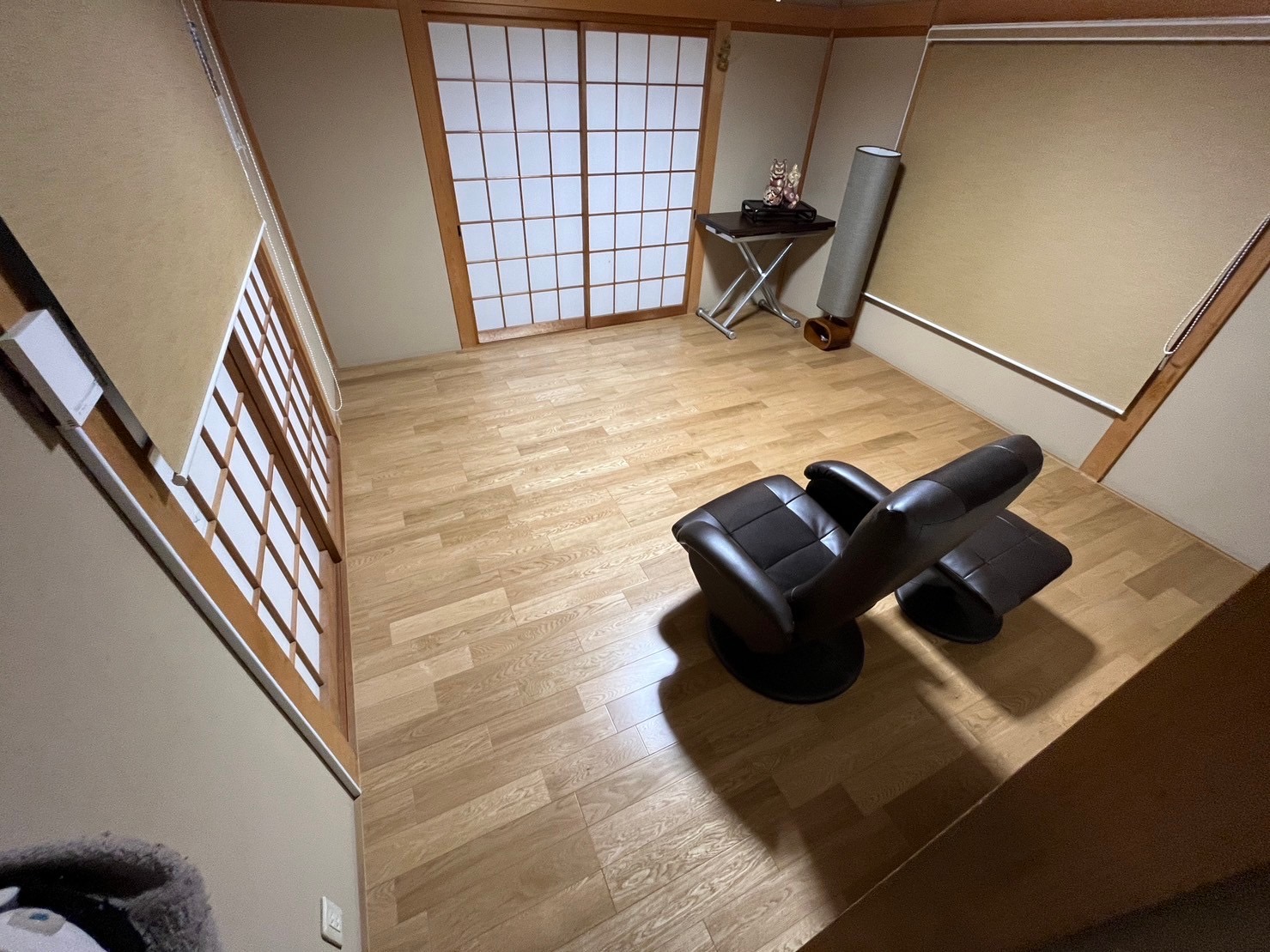 和室を洋室の雰囲気へ！ベージュトーンで温かみのあるナチュラルなお部屋