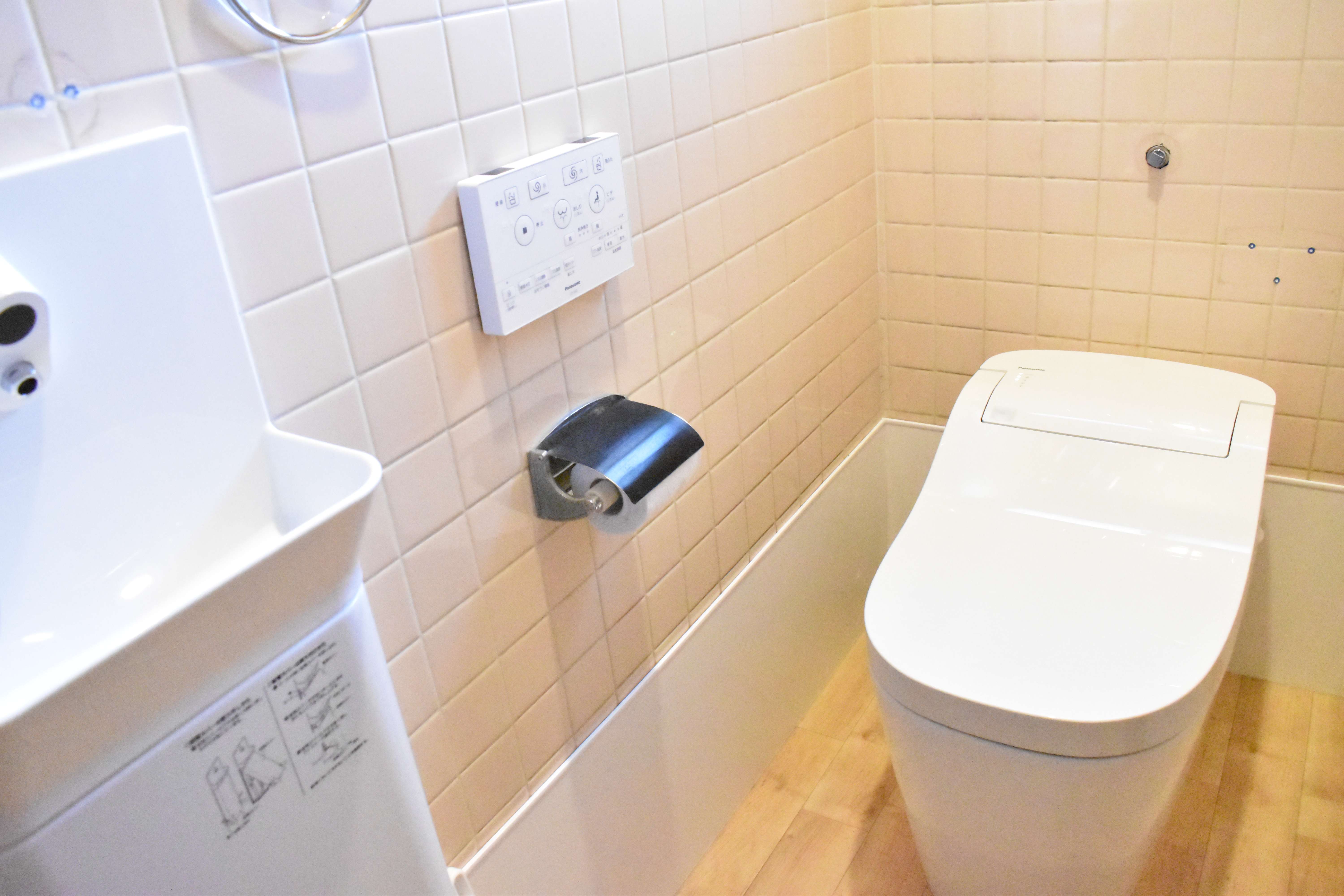 和式トイレを洋式に。お母さまへの思いやりが詰まった使いやすいトイレ空間