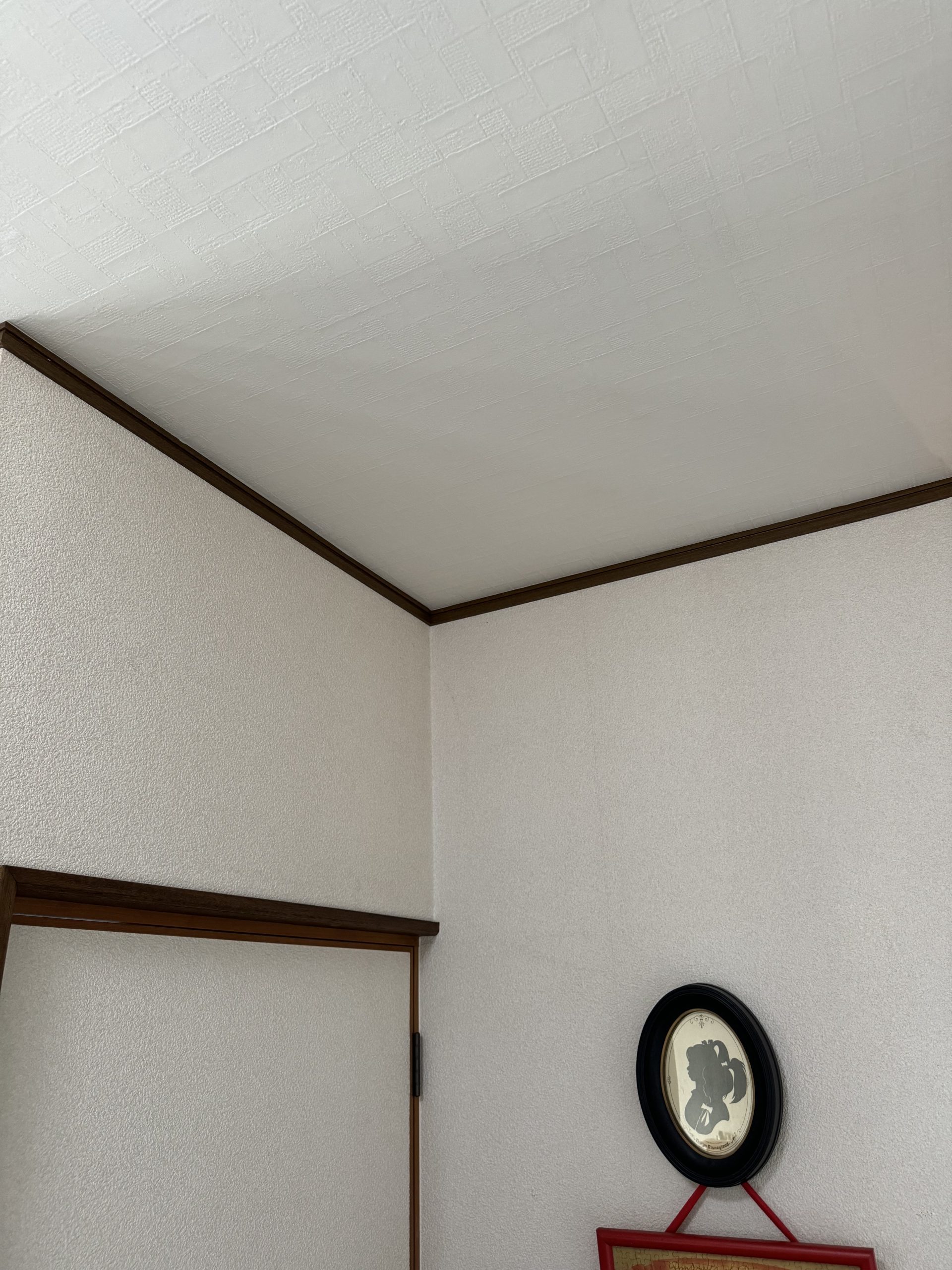 天井のシミもすっきり解消！清潔感あふれる玄関空間に