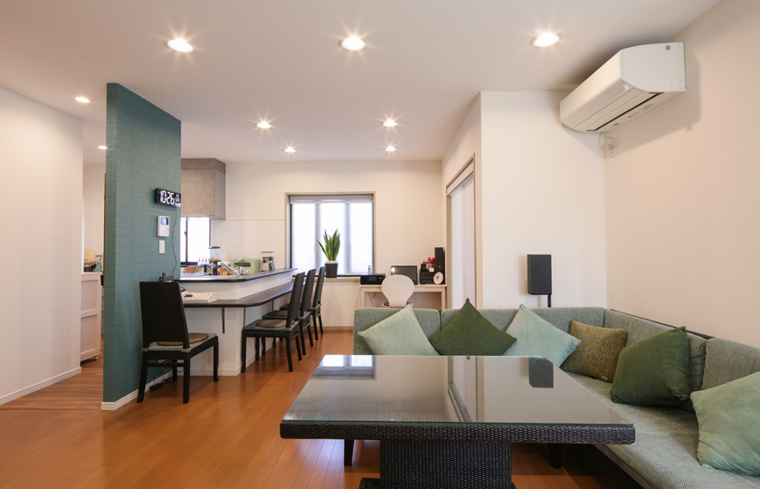 奥さまの長年の思いを３Dプランでカタチに 開放的なＬＤＫ空間を実現