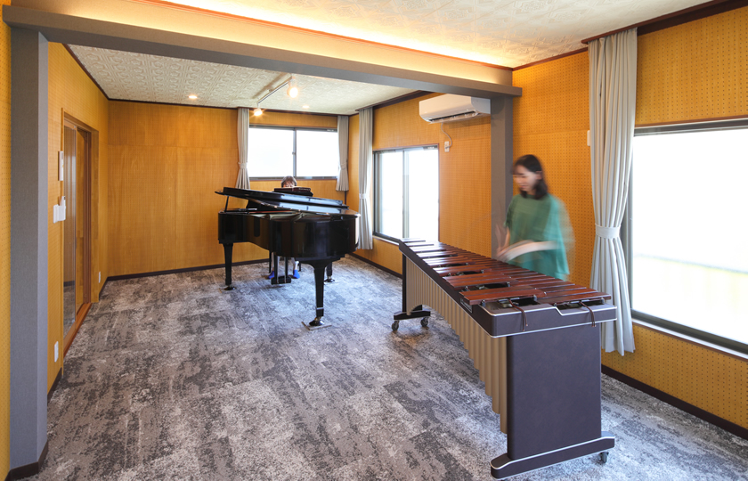 吸音仕様のお部屋で 音漏れを気にせず音楽を楽しめるくらしに