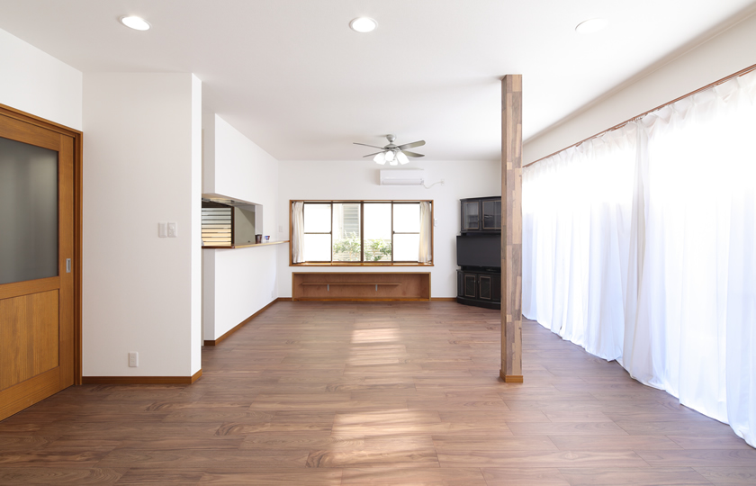 三世代で一緒に暮らす 大空間のＬＤＫ